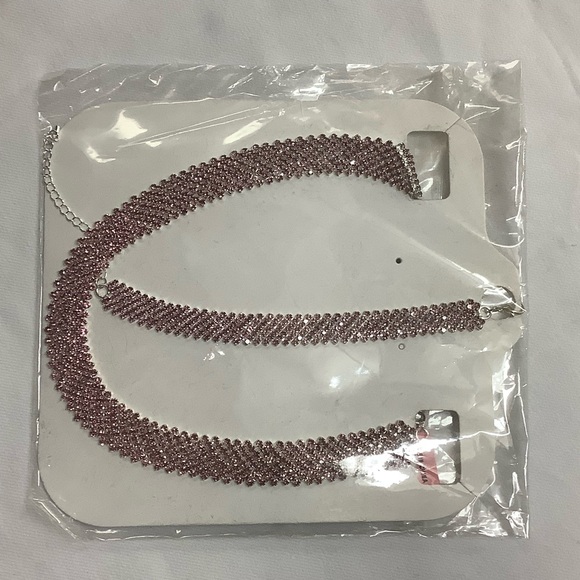 Bling Bling Collar Necklace and Bracelet Set - Picture 9 of 9